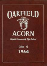 Oakfield High School 1964 yearbook cover photo