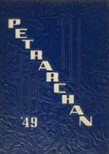 St. Peter's High School 1949 yearbook cover photo