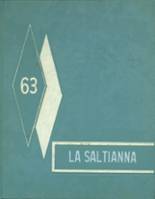 Saltsburg High School 1963 yearbook cover photo