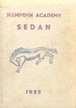 Hampden Academy 1955 yearbook cover photo