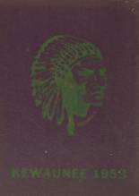 Kewaunee High School 1953 yearbook cover photo