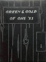 Greensburg High School 1952 yearbook cover photo