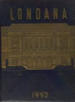 London High School 1952 yearbook cover photo