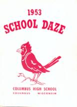 1953 Columbus High School Yearbook from Columbus, Wisconsin cover image