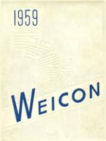 Conrad Weiser High School 1959 yearbook cover photo