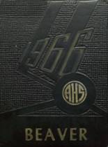 Augusta High School 1966 yearbook cover photo