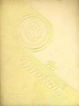 Central High School 1957 yearbook cover photo