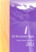 Central Catholic High School 2003 yearbook cover photo
