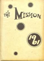 Mission High School 1961 yearbook cover photo