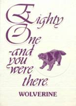 1981 Bayfield High School Yearbook from Bayfield, Colorado cover image