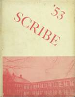 Marlette High School 1953 yearbook cover photo