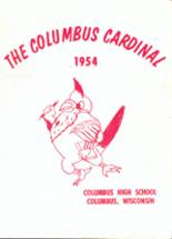 1954 Columbus High School Yearbook from Columbus, Wisconsin cover image