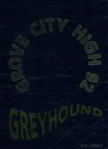 Grove City High School 1992 yearbook cover photo