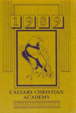 Calvary Christian Academy 1989 yearbook cover photo