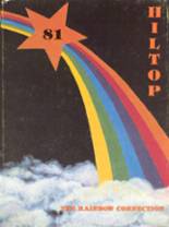 Hillsboro High School 1981 yearbook cover photo