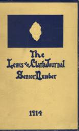 1914 Lewis & Clark High School Yearbook from Spokane, Washington cover image