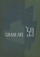 Greenville High School 1959 yearbook cover photo