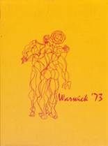 Warwick High School 1973 yearbook cover photo