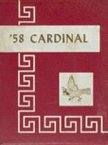 Sadler S & S Consolidated High School 1958 yearbook cover photo