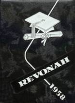 Hanover High School 1958 yearbook cover photo