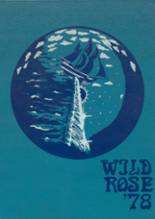 Wild Rose High School 1978 yearbook cover photo