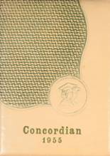 Concord High School 1955 yearbook cover photo