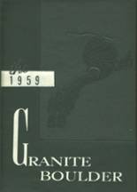 Granite Falls High School 1959 yearbook cover photo