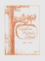 Carolina Friends School 1981 yearbook cover photo