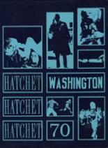 Washington High School 1970 yearbook cover photo