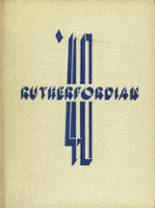 Rutherford High School 1940 yearbook cover photo