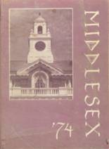 Middlesex School 1974 yearbook cover photo