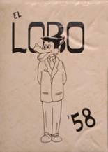 Levelland High School 1958 yearbook cover photo