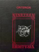 Northwestern High School 1986 yearbook cover photo