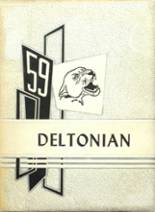 Delton-Kellogg High School 1959 yearbook cover photo