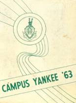 Canaan High School 1963 yearbook cover photo