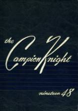 Campion Jesuit High School 1948 yearbook cover photo