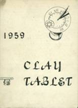 Claymont High School 1959 yearbook cover photo