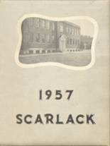 Louisa High School 1957 yearbook cover photo