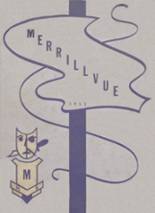 Merrillville High School 1955 yearbook cover photo