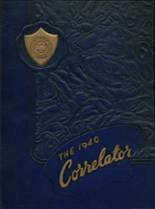 University High School  1940 yearbook cover photo