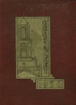 Pawtucket High School 1936 yearbook cover photo