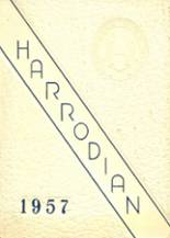 Harrodsburg High School 1957 yearbook cover photo