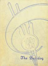 Osceola High School 1958 yearbook cover photo