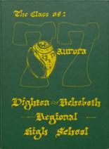 Dighton-Rehoboth Regional High School 1977 yearbook cover photo