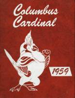 Columbus High School 1959 yearbook cover photo