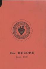 1929 Kingfield High School Yearbook from Kingfield, Maine cover image