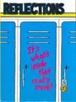 Glastonbury High School 1991 yearbook cover photo