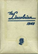 Lincoln High School 1940 yearbook cover photo