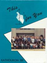 Central Christian High School 1989 yearbook cover photo