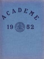 Albany Academy 1952 yearbook cover photo